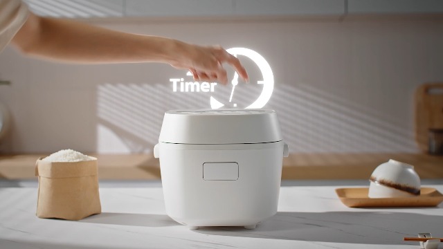 TOSHIBA Rice Cooker 5.5 Cup Uncooked – LED Display with 15 Cooking